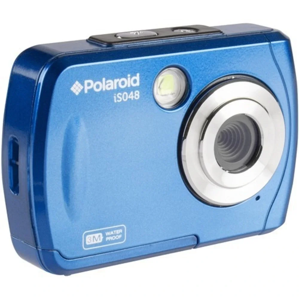 Polaroid IS048 Instant Sharing 16‎ MP Digital Handheld Blue Camera w/SD, TESTED!